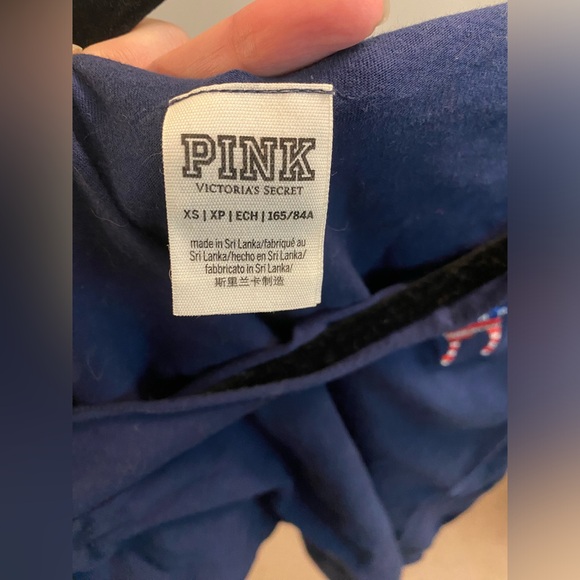 PINK off the shoulder long t shirt - Picture 3 of 3